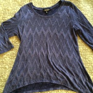 Chevron print sweater